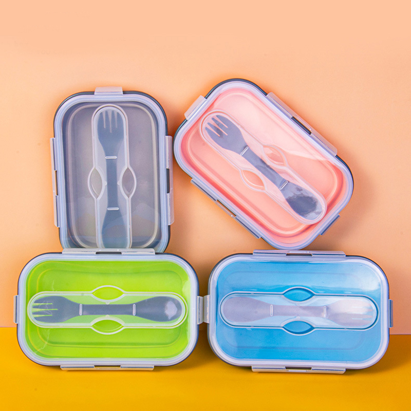 Meal Prep Lunch Boxes - Gesunde Tragbare Faltbare Lebensmittel Box Mikrowelle
