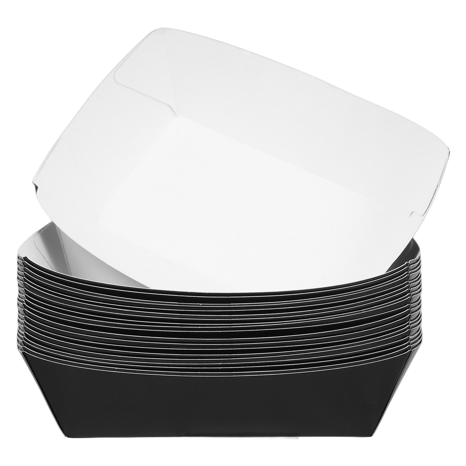 Meal Prep Chicken Wings - 20 Stück Kraftpapier Einweg-Hotdog-Boxen mit Offener