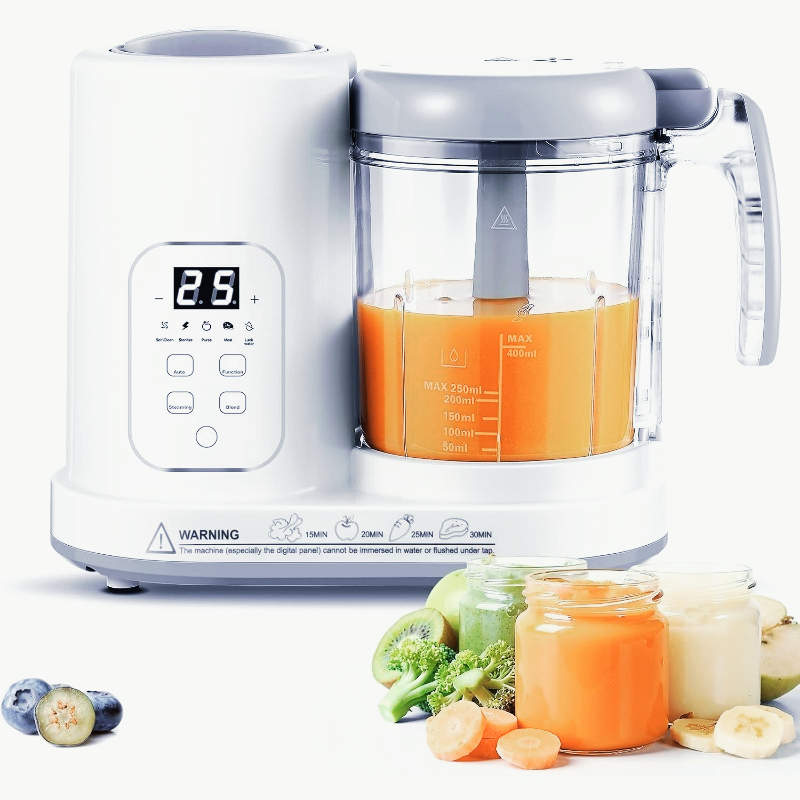 Meal Prep Youtube - Baby-Nahrungszubereiter Dampfgarer Mixer 4-in-1 Automatischer Dampfgarer