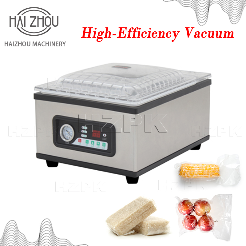 Meal Prep Vacuum Sealer - HAIZHOU Kommerzielle Vakuumiermaschine Automatische Kammer-Lebensmittelverpackungsmaschine Desktop