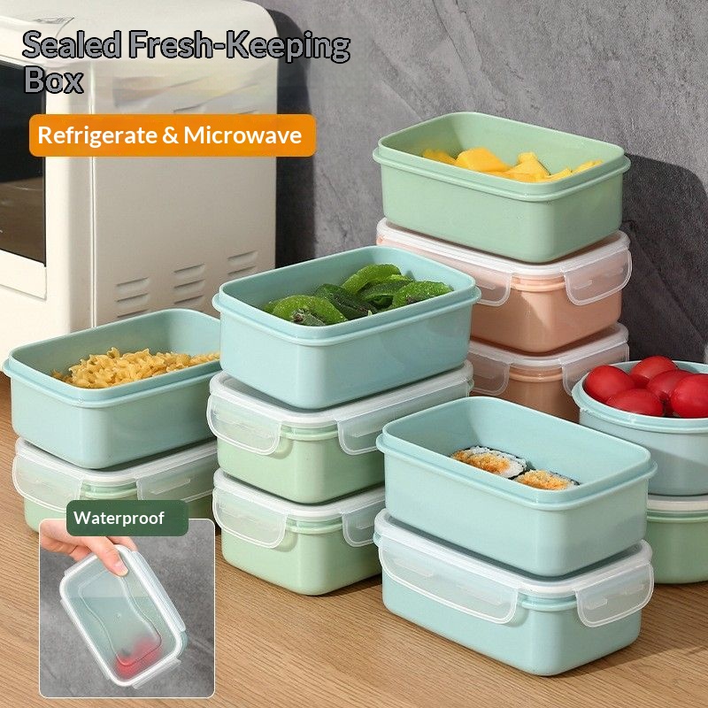 Meal Prep Box - Luftdichte Lebensmittelbehälter BPA-frei Stapelbare Auslaufsichere Lunchbox