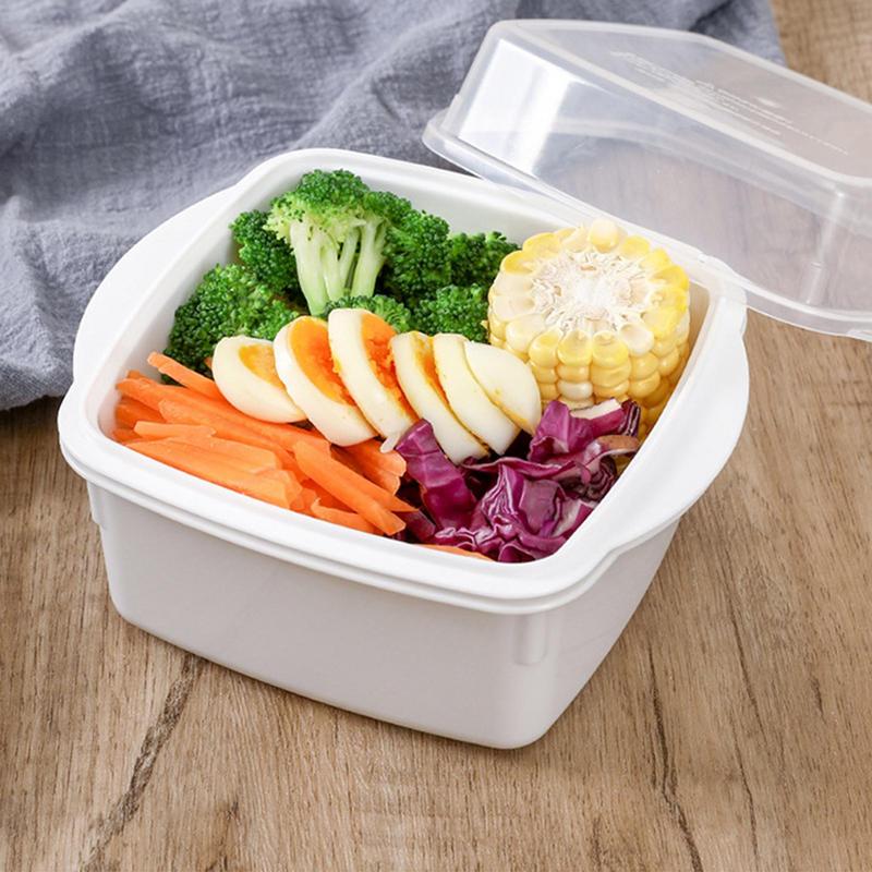 Meal Prep Ideas - Mikrowellen-Dampfgarer, Gemüsedampfer, Mikrowellenschalen, Mikrowellen-Kochgeschirr, vielseitiger Lebensmittelbehälter