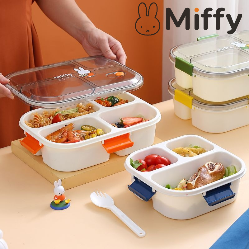 Meal Prep No Microwave - Kawaii Miffy Cartoon Bento-Lunchbox mit Deckel,