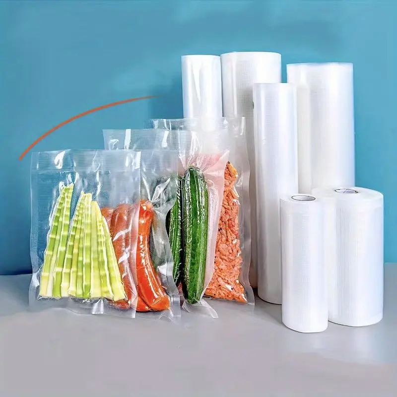 Meal Prep Vacuum Sealer - 500 cm/Rollen Lebensmittel-Vakuumbeutel für Sous-Vide-Aufbewahrung, Verpackungsbeutel