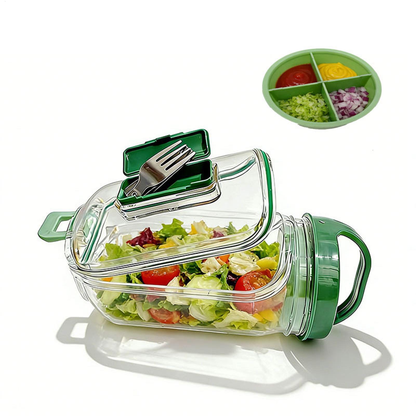Seitlich öffnender Salatbehält – Meal Prep Gym Bewertung und Preis