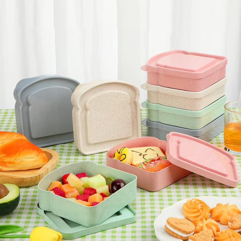 1/4 stücke Sandwich Container  – Meal Prep Lunch Boxes Bewertung und Preis