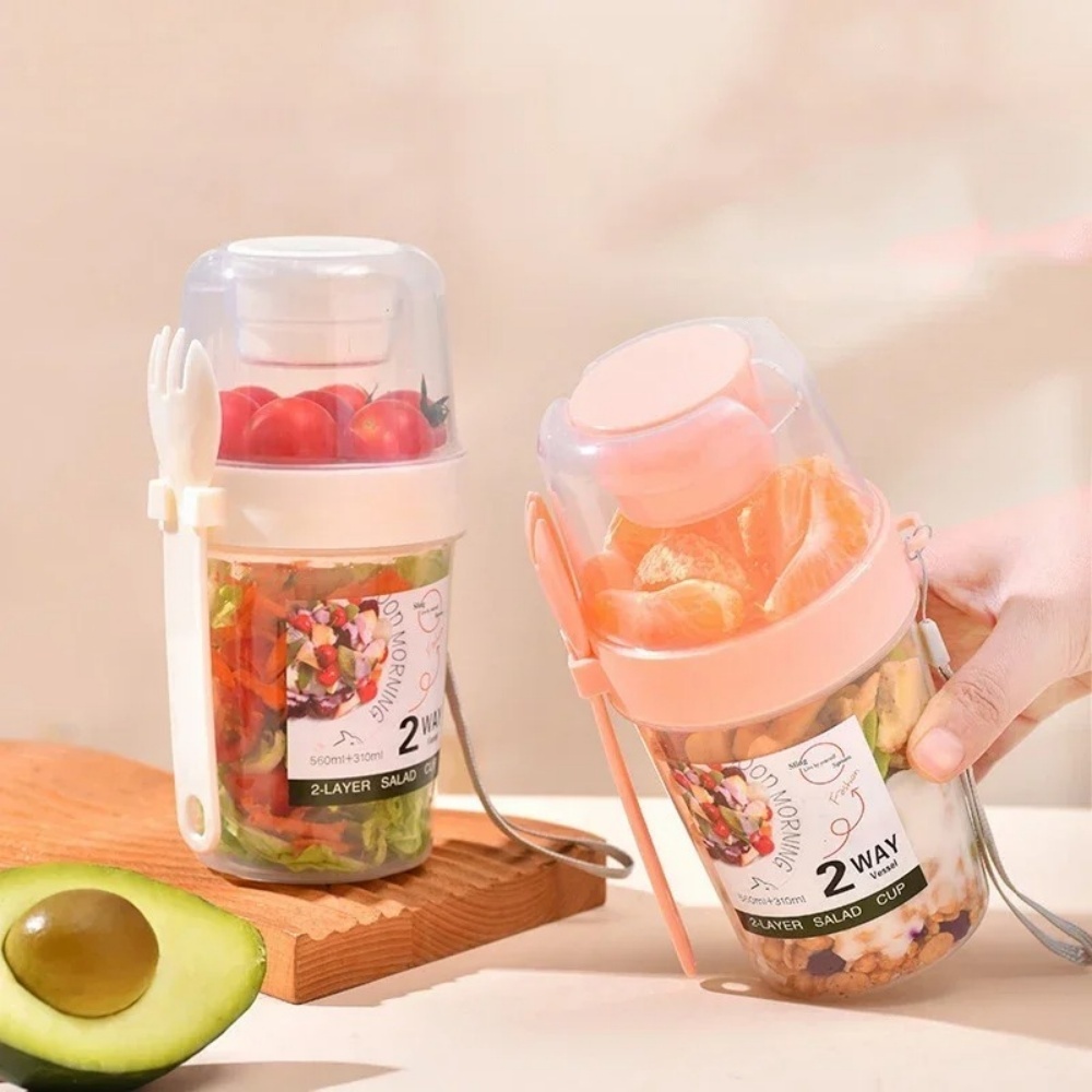 Tragbare Salat Tasse Frühstück – Meal Preparation Bewertung und Preis