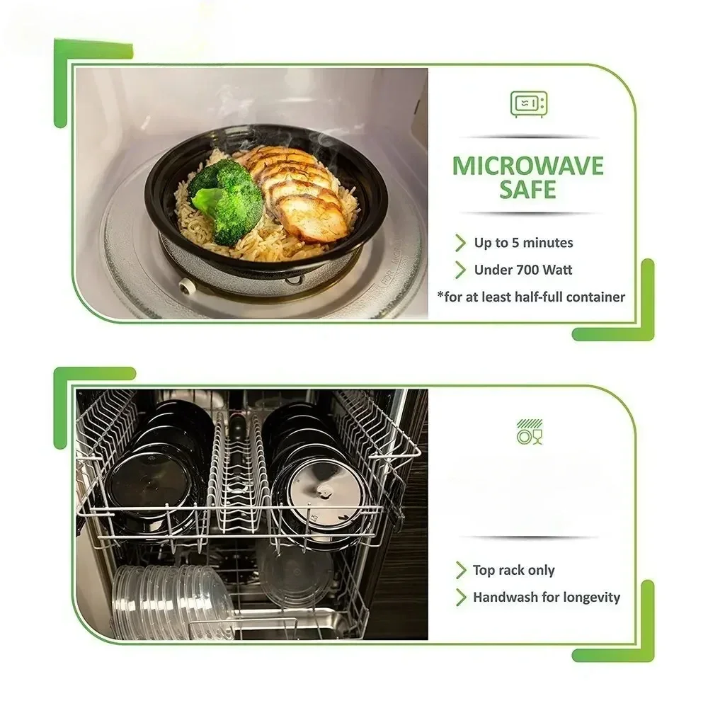Meal Prep-Behälter, Kunststoff – Meal Prep Gym Bewertung und Preis