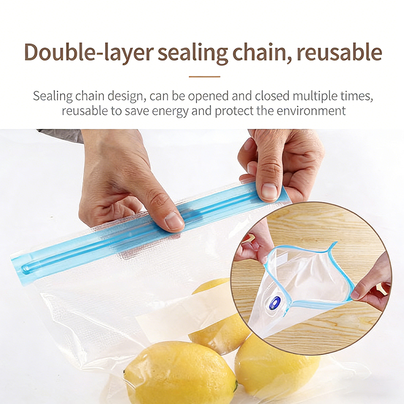 Neue wiederverwendbare Vakuumi – Meal Prep Ziplock Bewertung und Preis