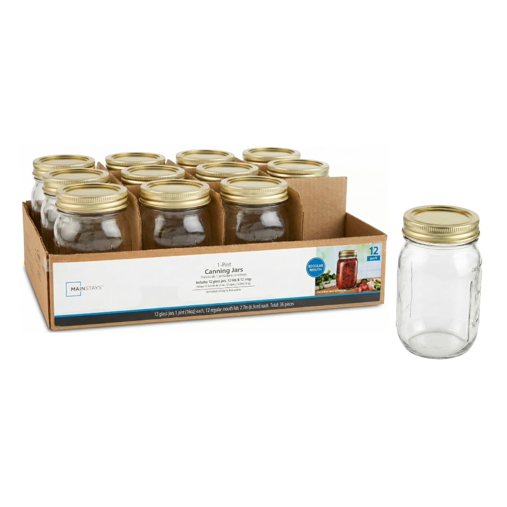 Mainstays 16oz Einmachgläser,  – Meal Preparation Bewertung und Preis