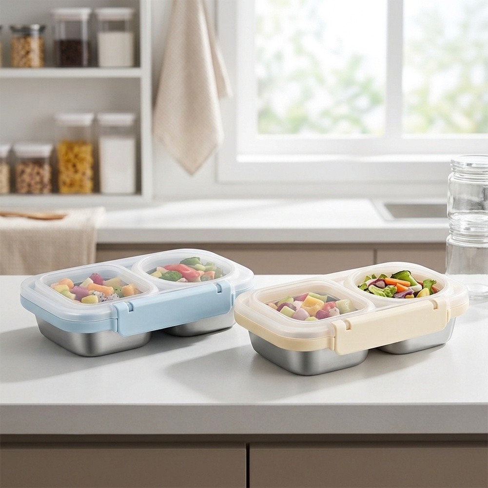 2er-Pack 400ml Edelstahl-Lunch – Meal Prep Gym Bewertung und Preis