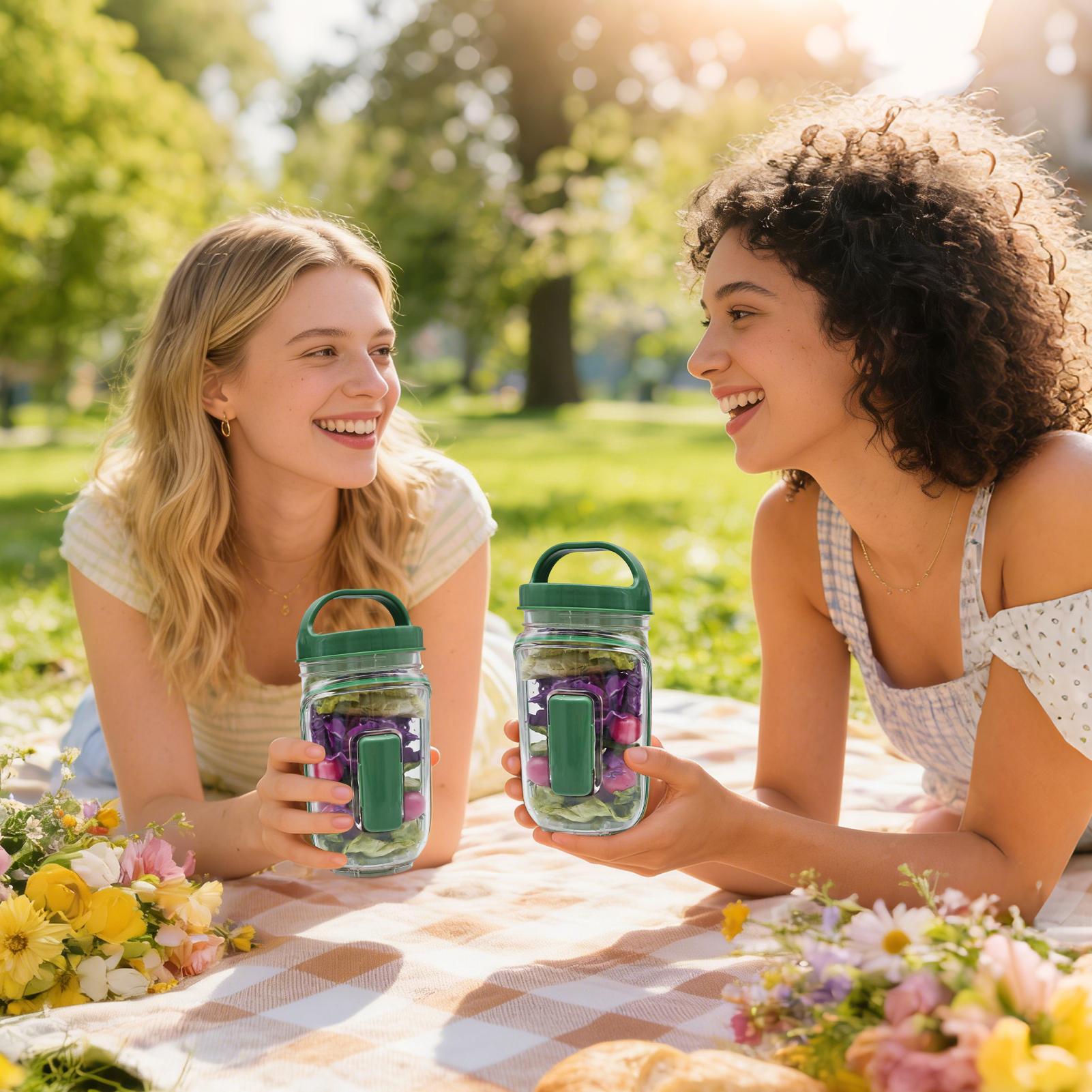 Salatbehälter mit Dressingbech – Meal Prep Gym Bewertung und Preis