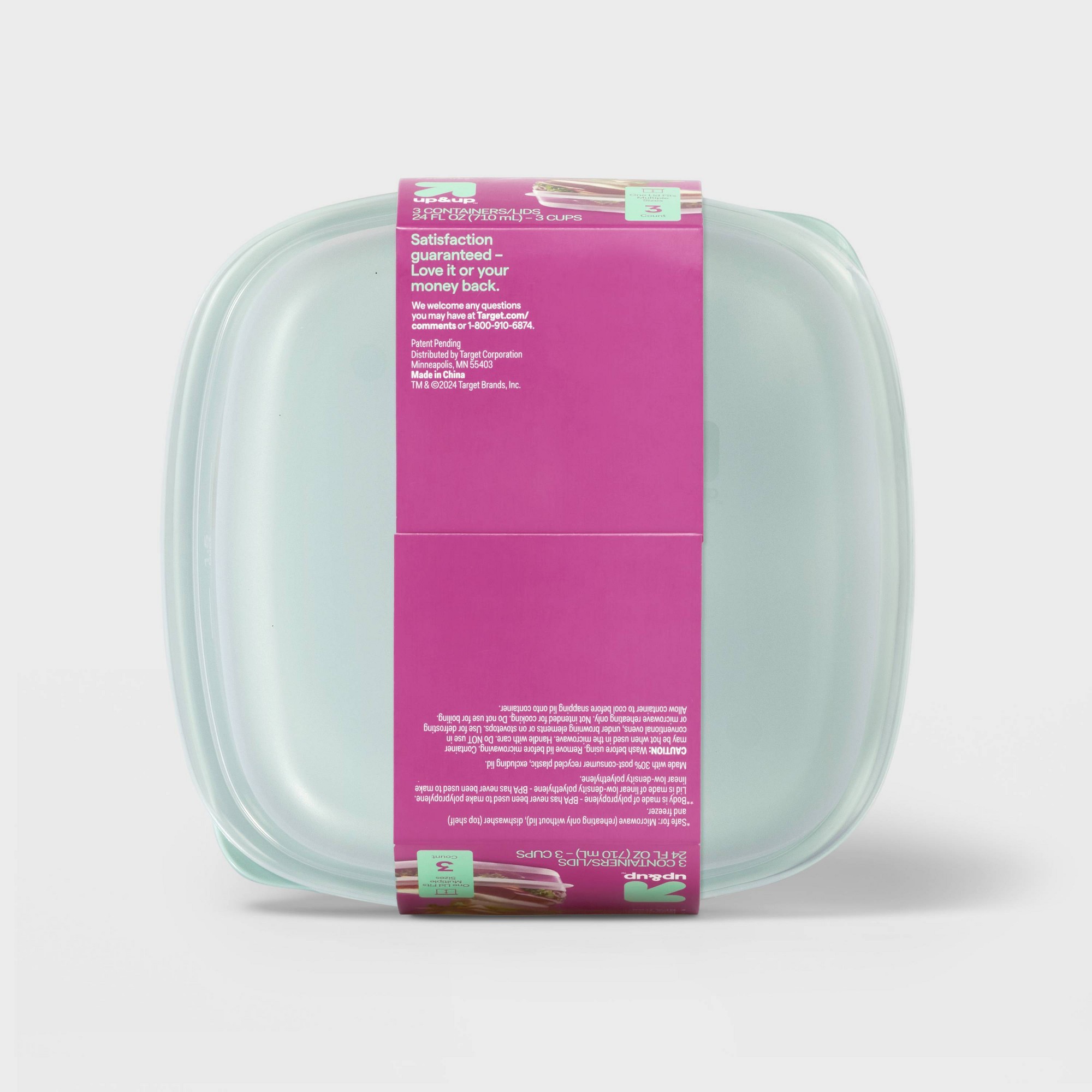 3-teilige quadratische Lebensm – Meal Prep Box Bewertung und Preis
