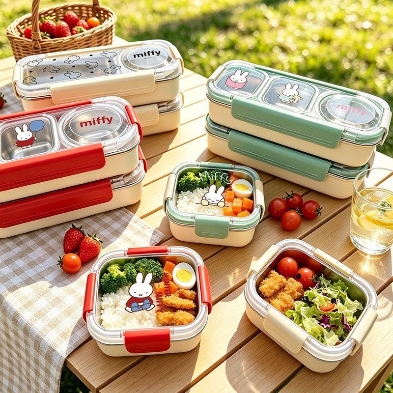 Niedliche Miffy-Lunchbox mit F – Meal Prep No Microwave Bewertung und Preis